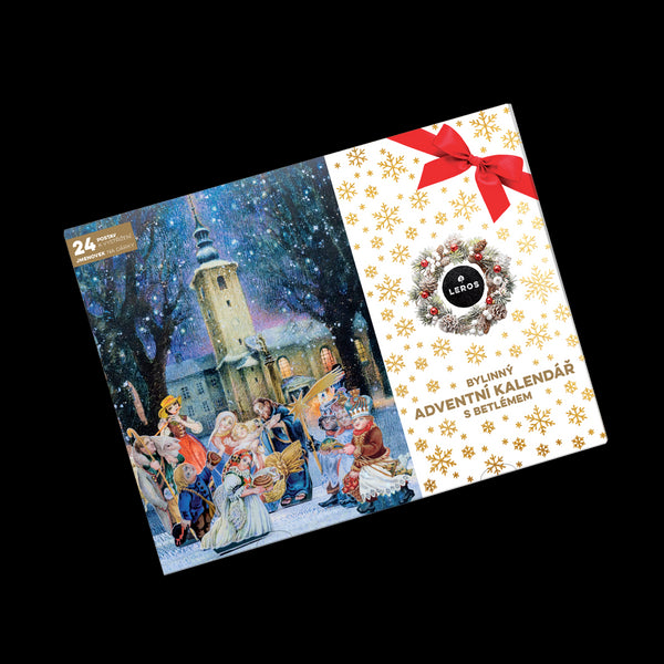 LEROS Bylinný adventní kalendář (24 nálev. sáčků) - Betlém - pošk. obal