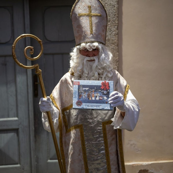LEROS Bylinný adventní kalendář Mikulášský průvod - nálev. sáčky (24 ks)