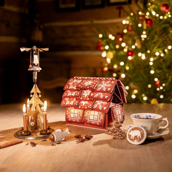 LEROS Bylinný adventní kalendář Chaloupka - nálev. sáčky (24 ks)