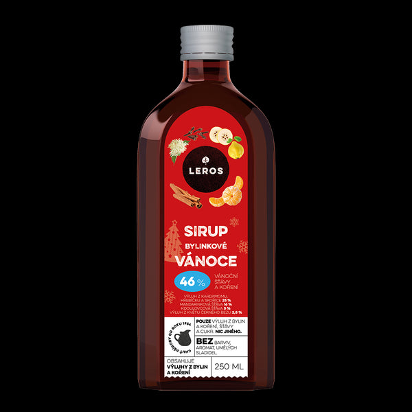 LEROS Sirup Bylinkové Vánoce (250 ml)