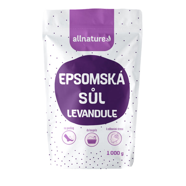Allnature Epsomská sůl Levandule