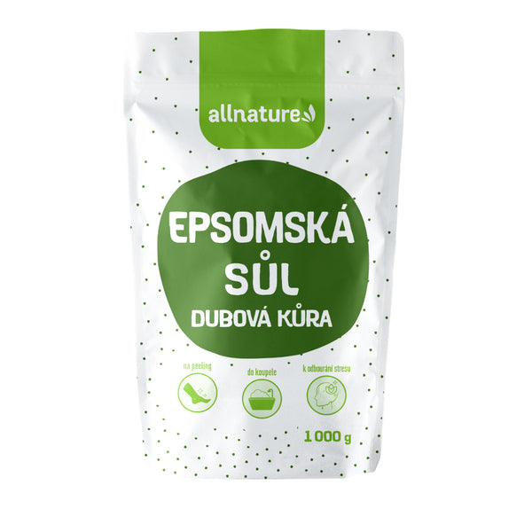 Allnature Epsomská sůl Dubová kůra (1 kg)