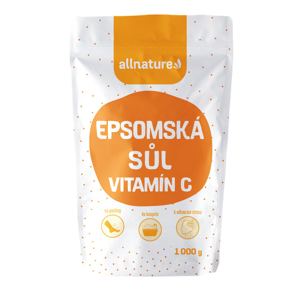 Allnature Epsomská sůl Vitamín C (1 kg)