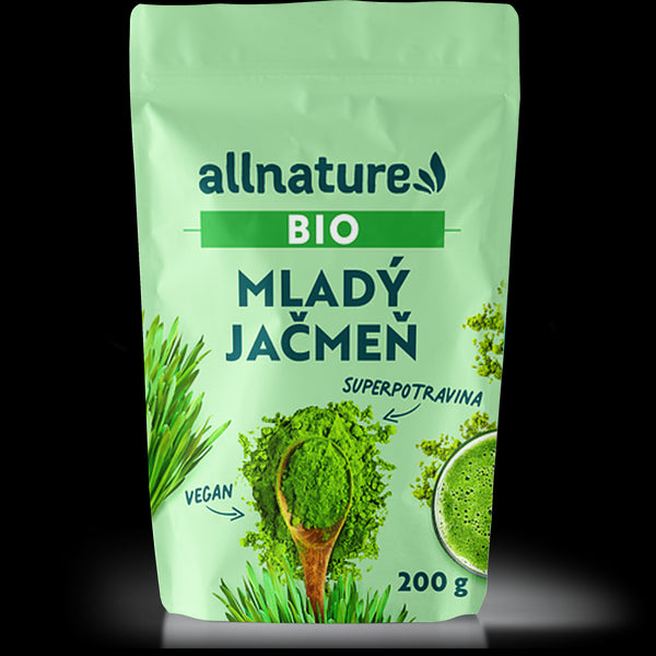 Allnature Mladý ječmen prášek BIO