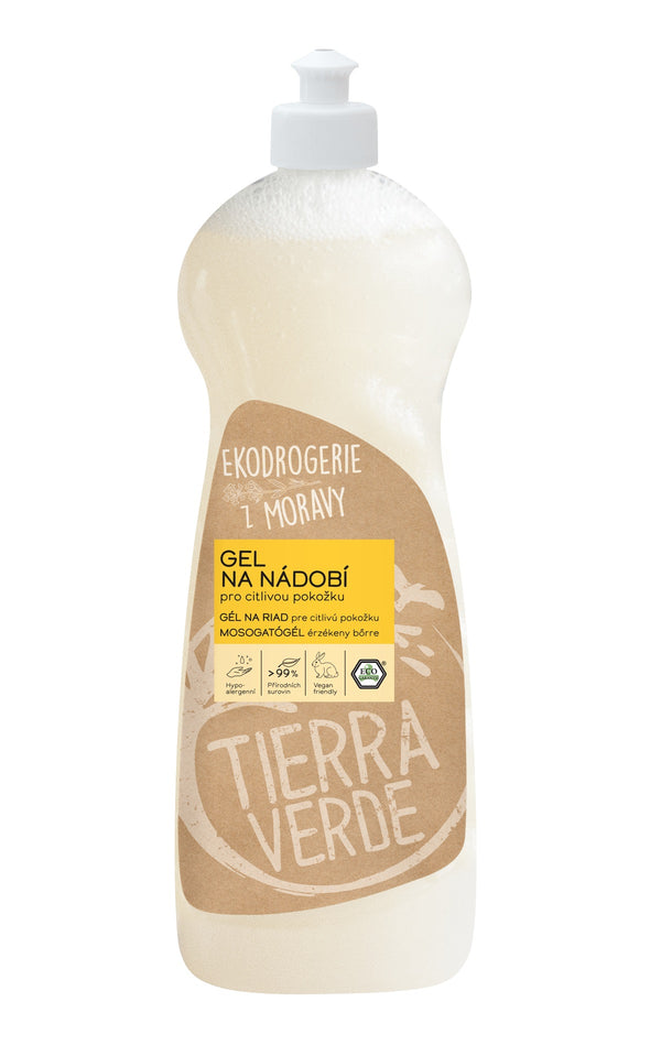Tierra Verde Gel na nádobí - pro citlivou pokožku