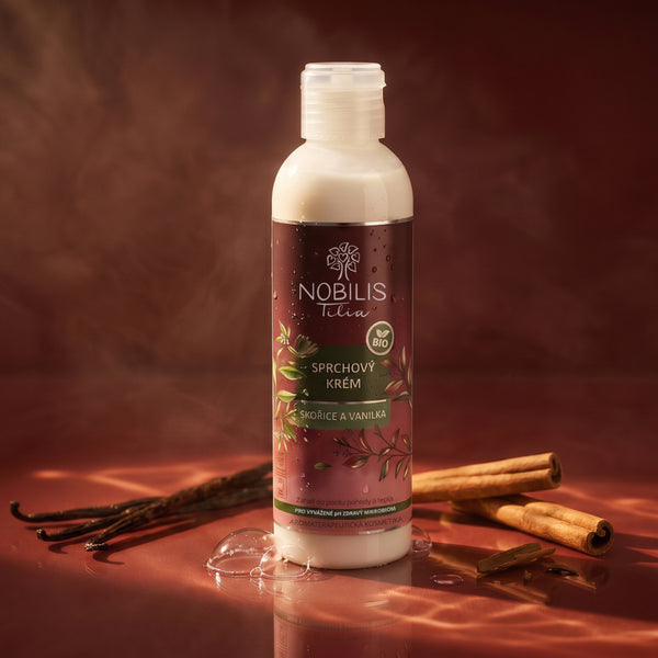 Nobilis Tilia Sprchový krém Skořice a vanilka (200 ml)