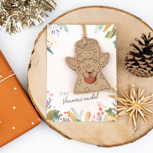 Blossombs Semínková bomba - Vánoční ozdoba - Vánoční anděl (1 ks)