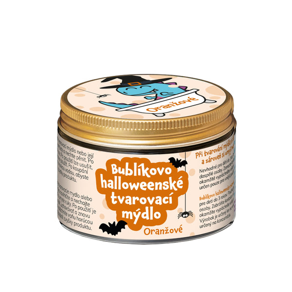 903783 Mýdlo tvarovací Bublíkovo halloweenské - oranžové 100 g PURE HARMONY-1