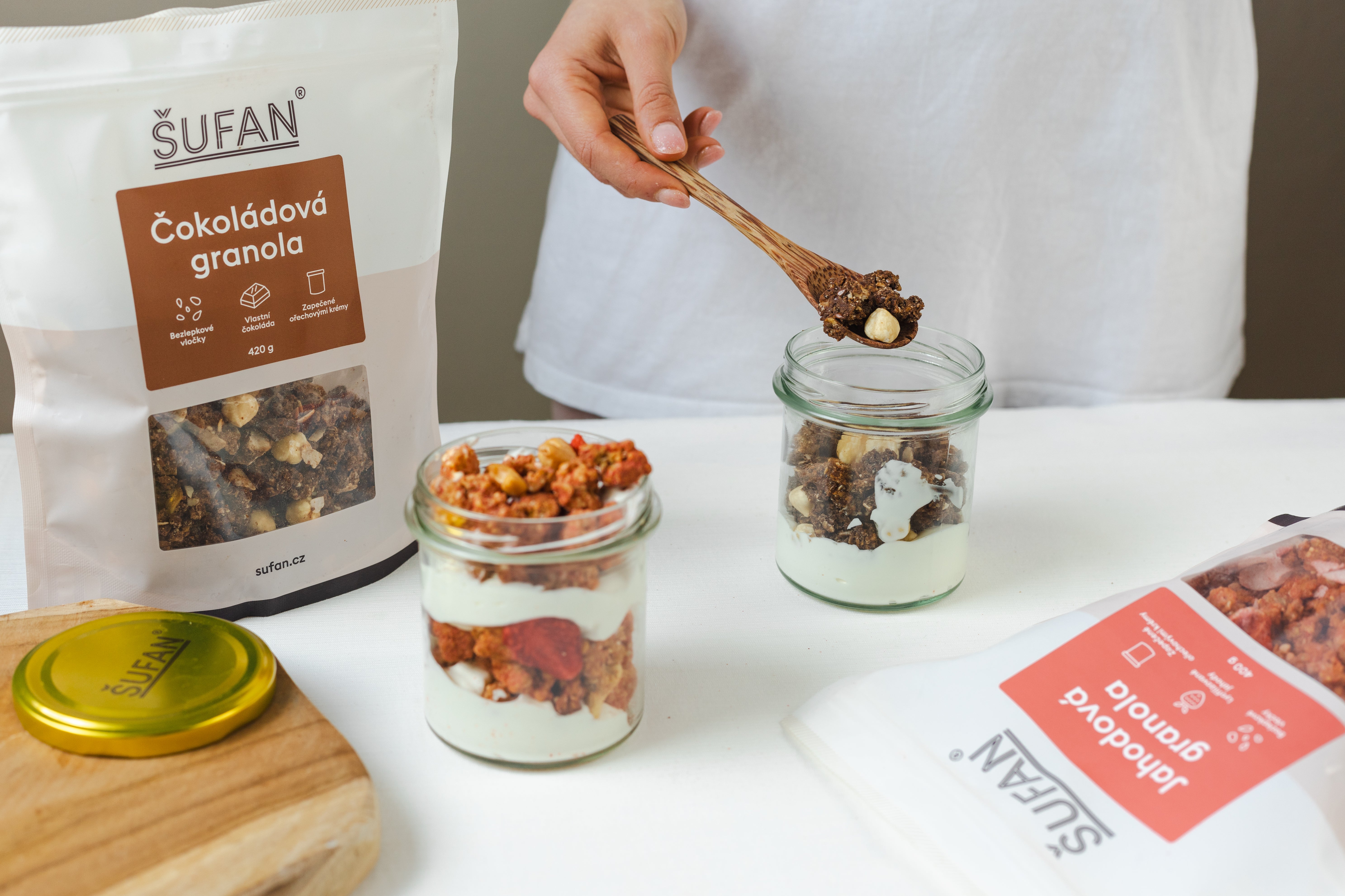 Šufan Granola čokoládová (sáček 420 g)