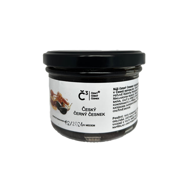 913106 Česnek černý český s medem 220 g BLACK GARLIC-1