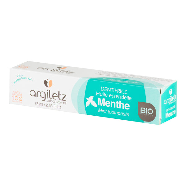 926018 Zubní pasta s bílým jílem máta 75 ml BIO ARGILETZ-2