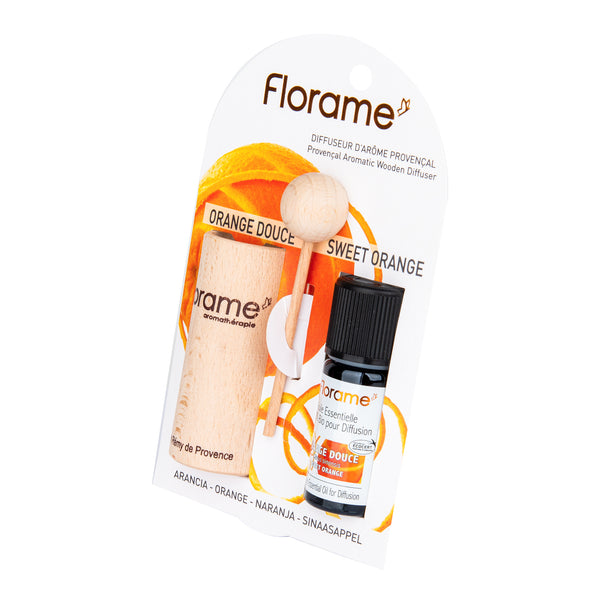 932063 Difuzér provensálský dřevěný + éterický olej Sladký pomeranč 10 ml BIO FLORAME-2