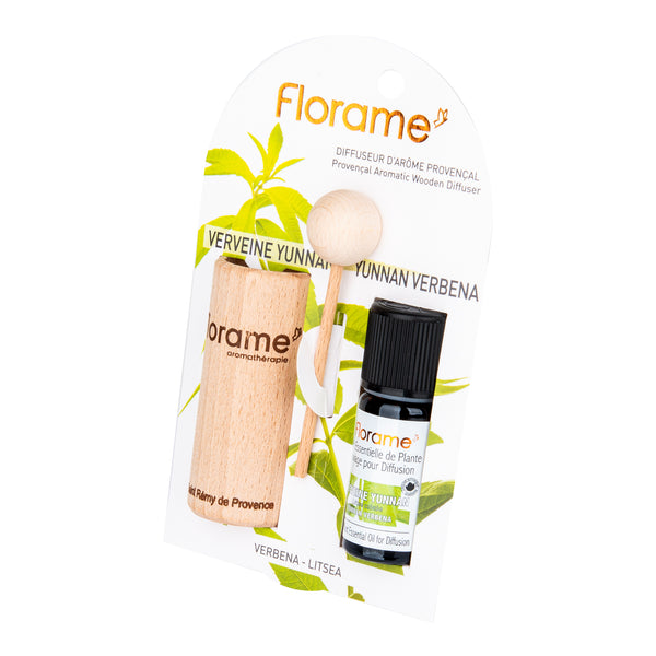 932065 Difuzér provensálský dřevěný + éterický olej Verbena 10 ml BIO FLORAME-2