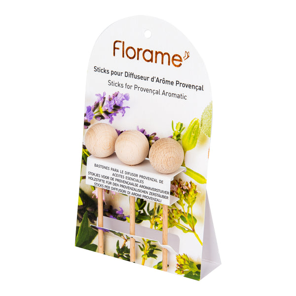 932066 Náhradní tyčinky pro difuzér provensálský dřevěný 3 kusy FLORAME-2