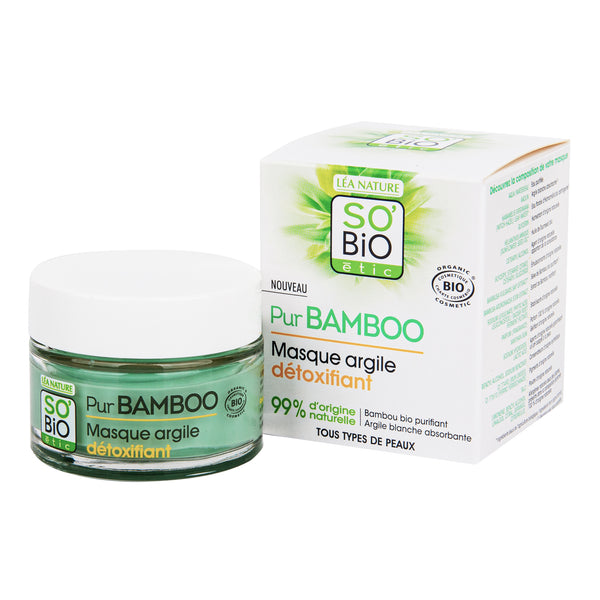 943813 Detoxikační pleťová maska s jílem – řada Pur BAMBOO 50 ml BIO SO’BiO étic-6