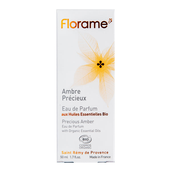 944220 Parfémová voda přírodní AMBRE PRÉCIEUX — drahocenný jantar 50 ml BIO FLORAME-2