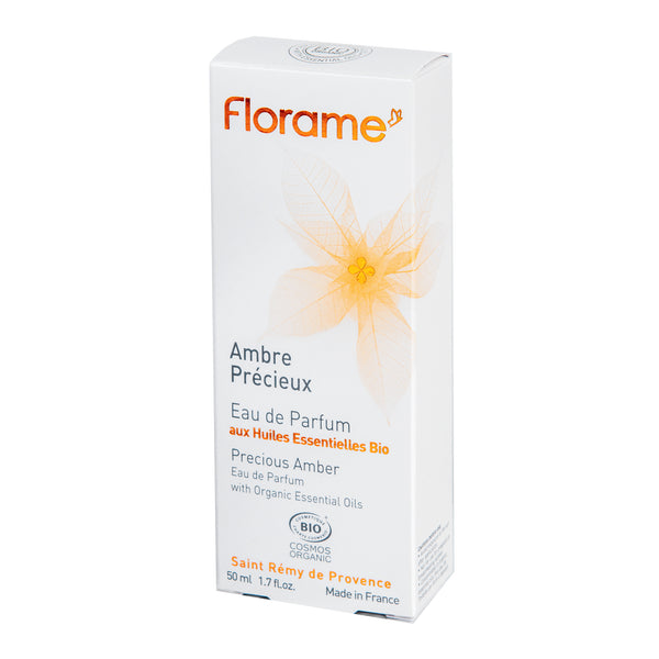 944220 Parfémová voda přírodní AMBRE PRÉCIEUX — drahocenný jantar 50 ml BIO FLORAME-3
