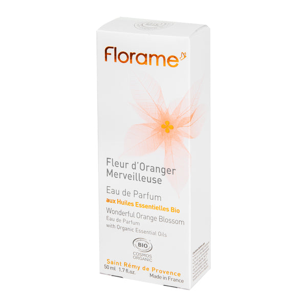 944223 Parfémová voda přírodní FLEUR D'ORANGER MERVEILLEUS — nádherný květ pomeranče 50 ml BIO FLO