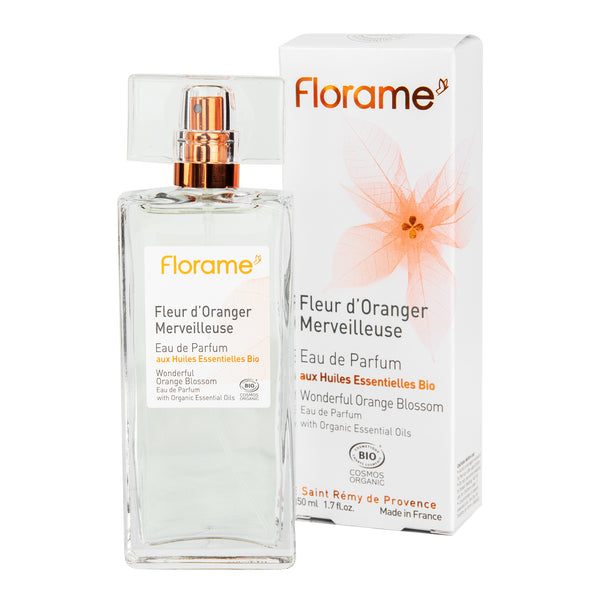 944223 Parfémová voda přírodní FLEUR D'ORANGER MERVEILLEUS — nádherný květ pomeranče 50 ml BIO FLO