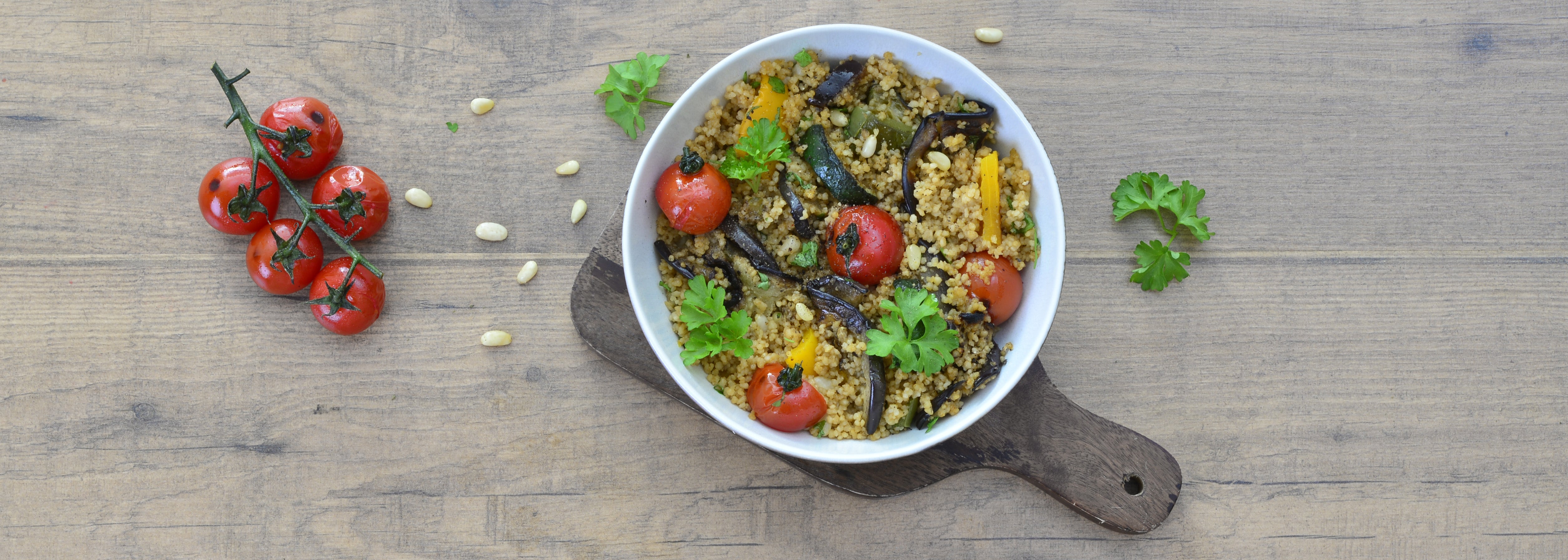 Kuskus s grilovanou zeleninou