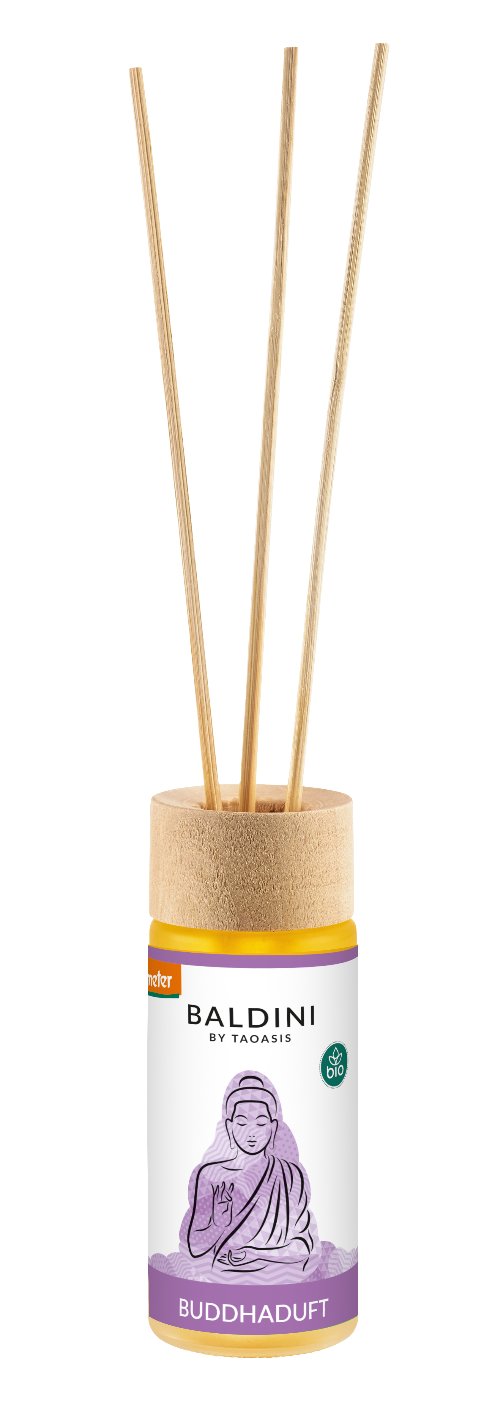 TAOASIS Baldini Aroma difuzér s tyčinkami Buddha Scent BIO (50 ml)