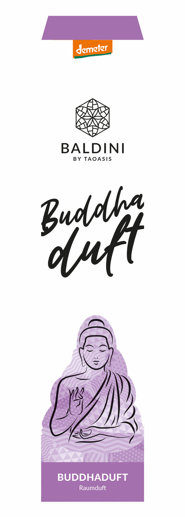 TAOASIS Baldini Aroma difuzér s tyčinkami Buddha Scent BIO (50 ml)