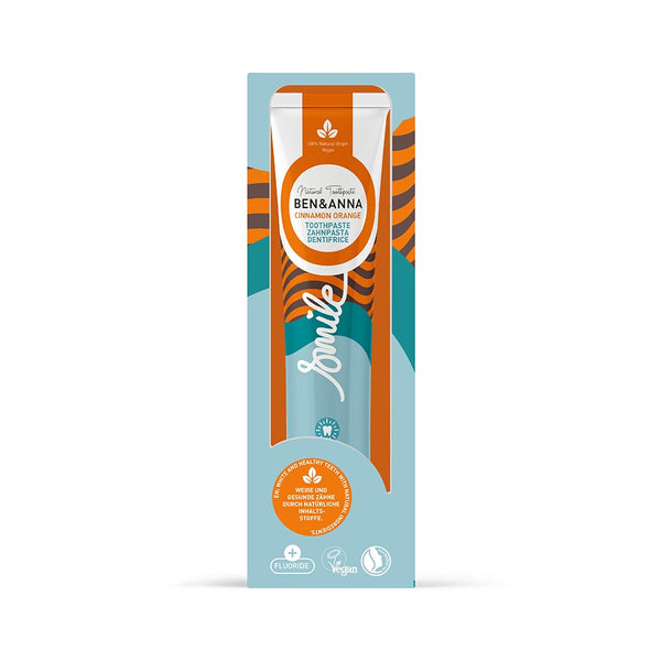 Ben & Anna Zubní pasta s fluoridem (75 ml) - Cinnamon Orange
