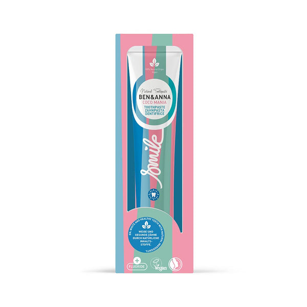 Ben & Anna Zubní pasta s fluoridem (75 ml) - Coco Mania