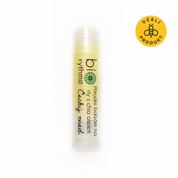 Biorythme Balzám na rty s chia olejem - Český med - bez vůně (4,8 ml)