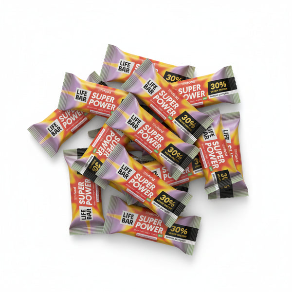 Lifefood Zvýhodněná sada 13 + 2 tyčinky zdarma - Lifebar citronová Super Power BIO (15 x 40 g)