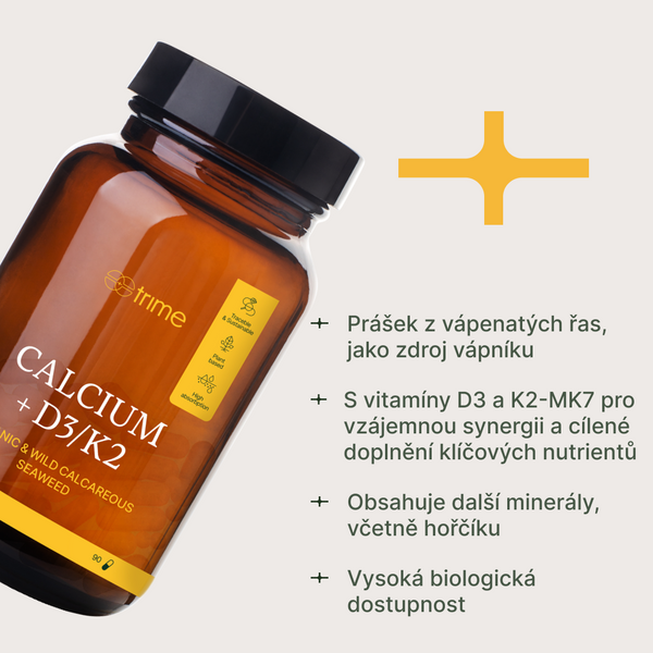 Trime Calcium + D3/K2 (90 kapslí)