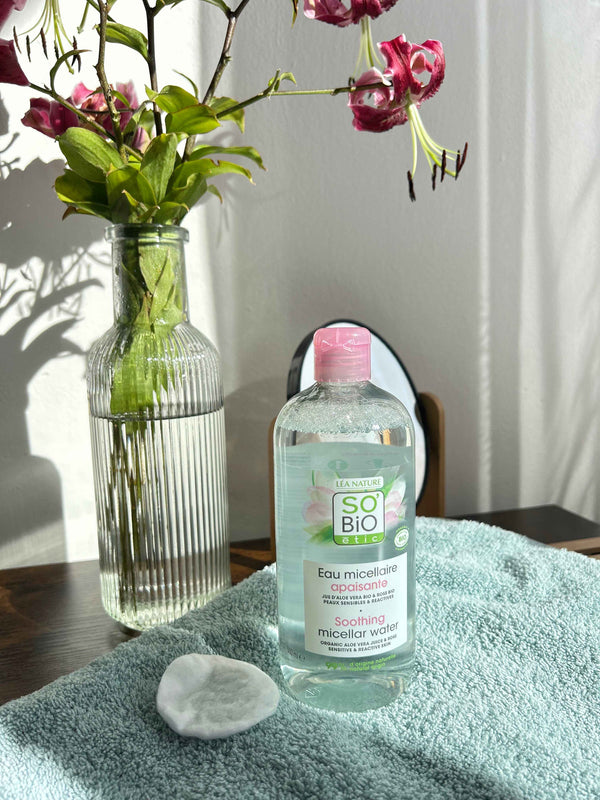 SO’BiO étic Voda micelární s Aloe Vera zklidňující BIO (500 ml)