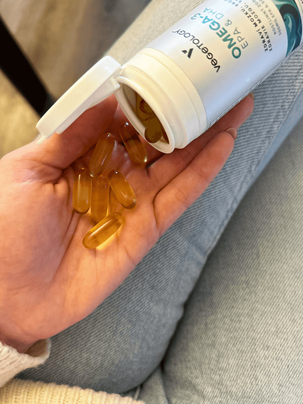 Vegetology Omega-3 (Opti3) - EPA a DHA s vitaminem D3 (60 kapslí)