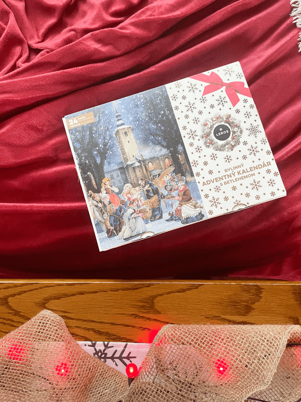 LEROS Bylinný adventní kalendář (24 nálev. sáčků) - Betlém - pošk. obal