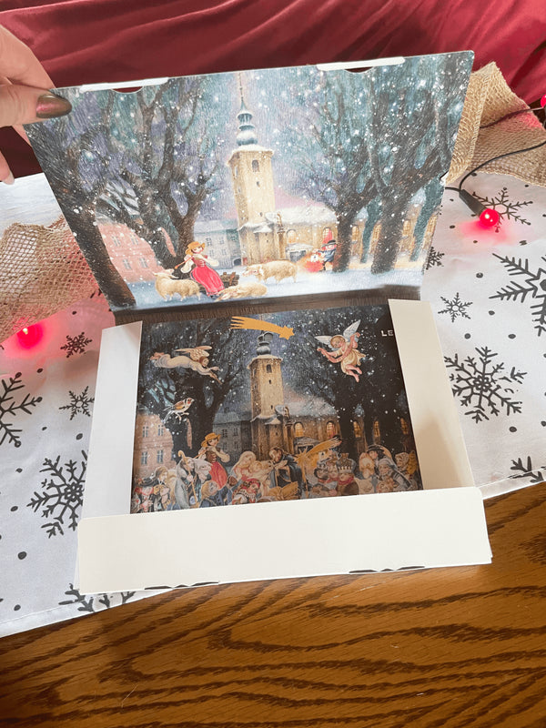 LEROS Bylinný adventní kalendář (24 nálev. sáčků) - Betlém - pošk. obal