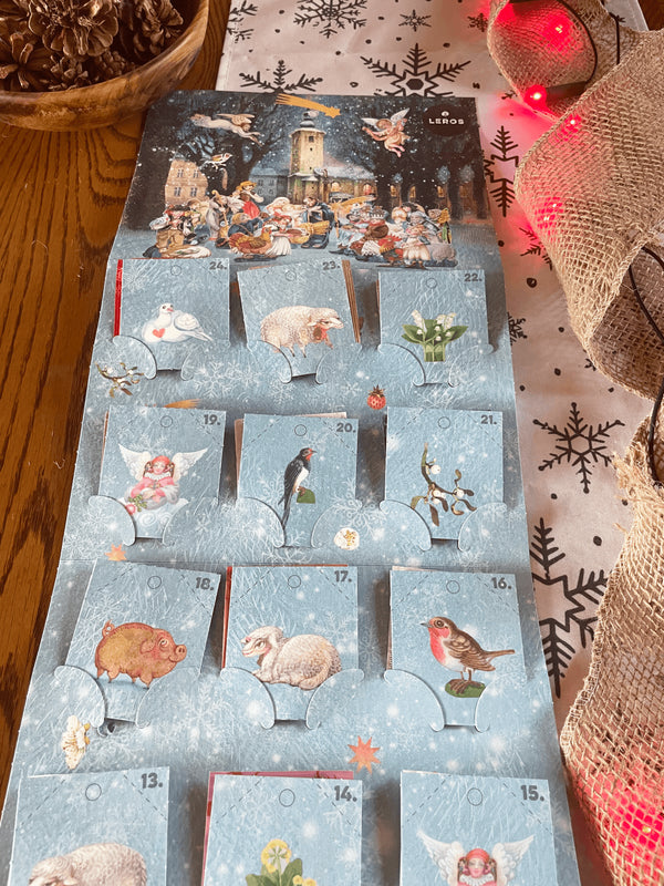 LEROS Bylinný adventní kalendář (24 nálev. sáčků) - Betlém - pošk. obal