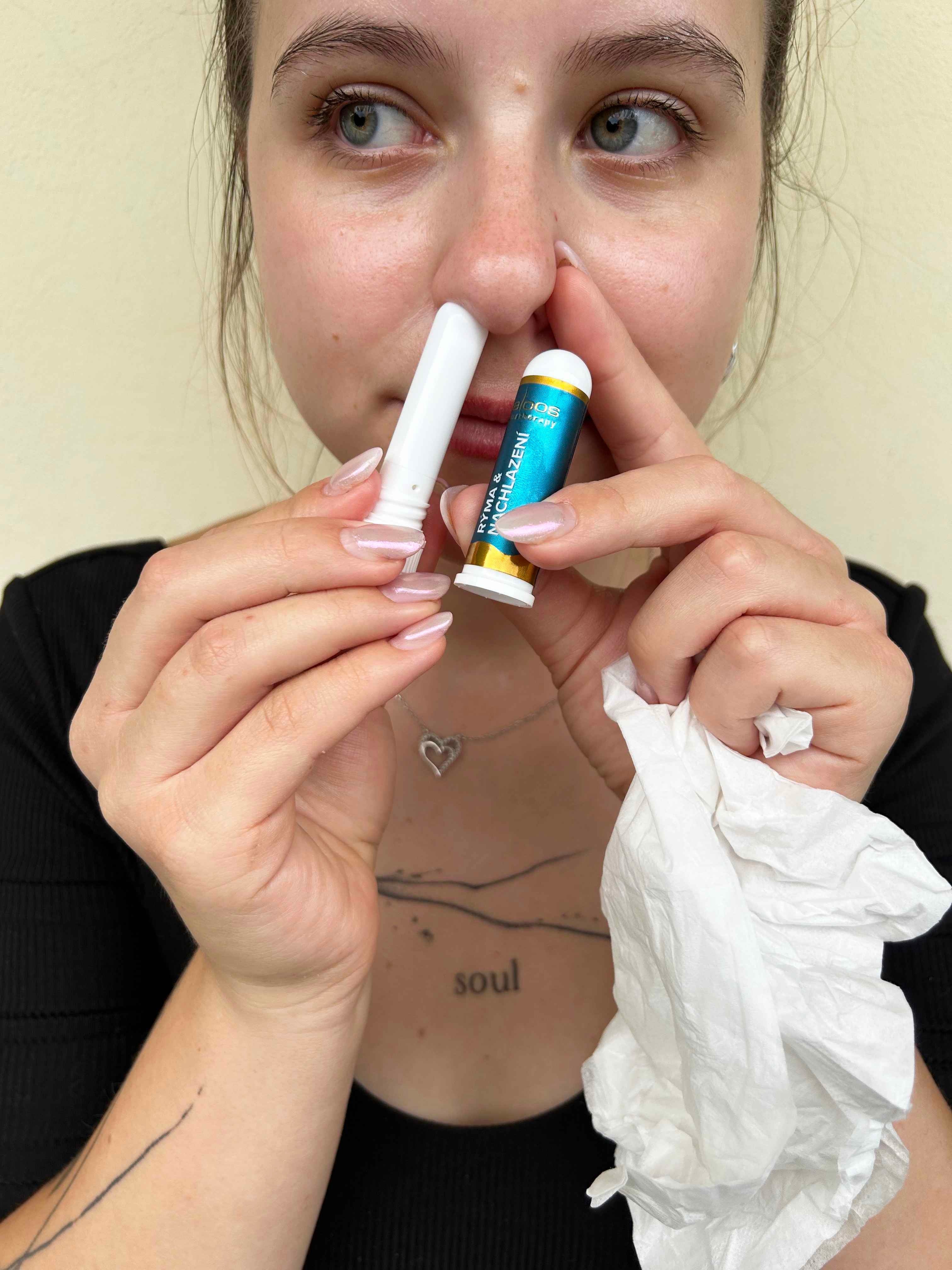 Saloos Inhalační tyčinka Rýma & Nachlazení