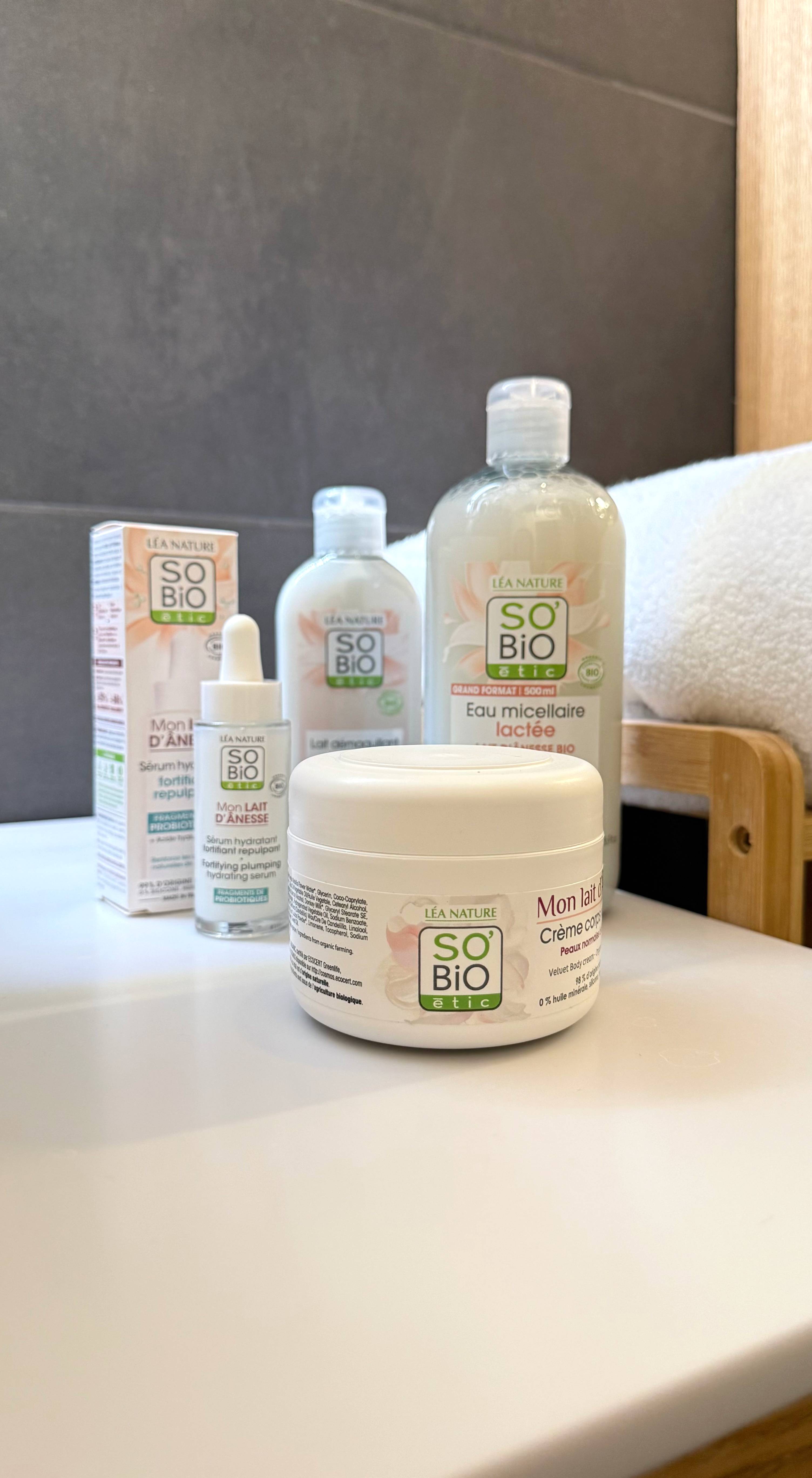 SO’BiO étic Krém tělový vyživující s oslím mlékem BIO (200 ml)