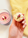 Velvety Koupelová bomba s arganovým olejem - Šípková růže - muffin (45 g)