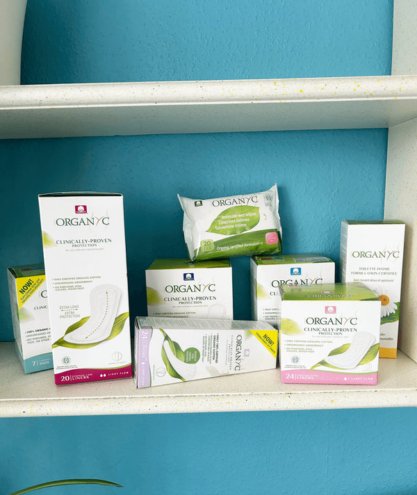 Organyc Vlhčené ubrousky pro intimní hygienu BIO (20 ks)