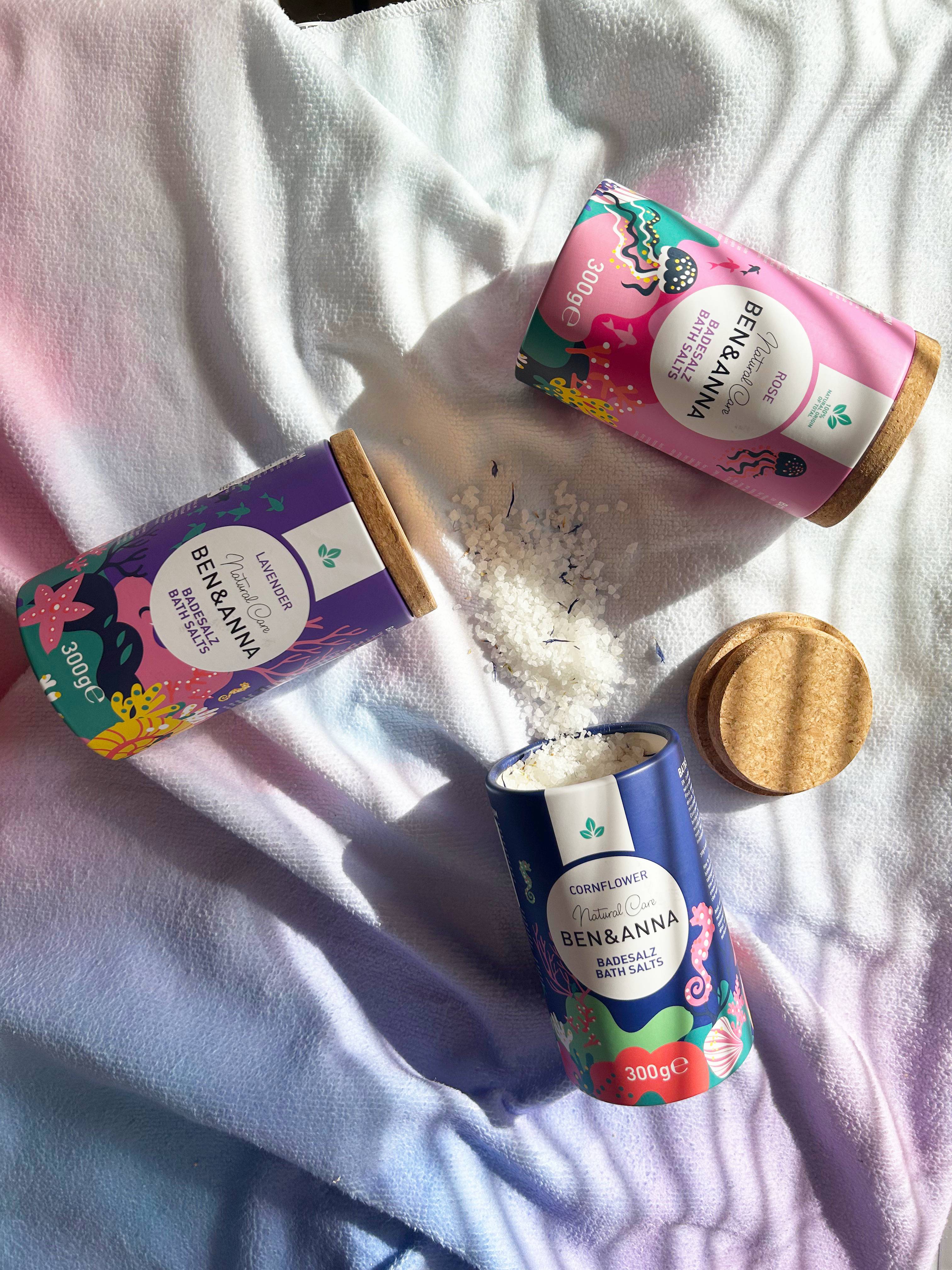 Ben & Anna Sůl do koupele - Rose (300 g)