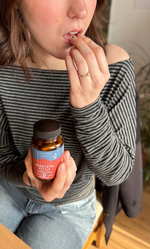 Terranova Health Quercetin Nettle Complex s kopřivou (50 kapslí)