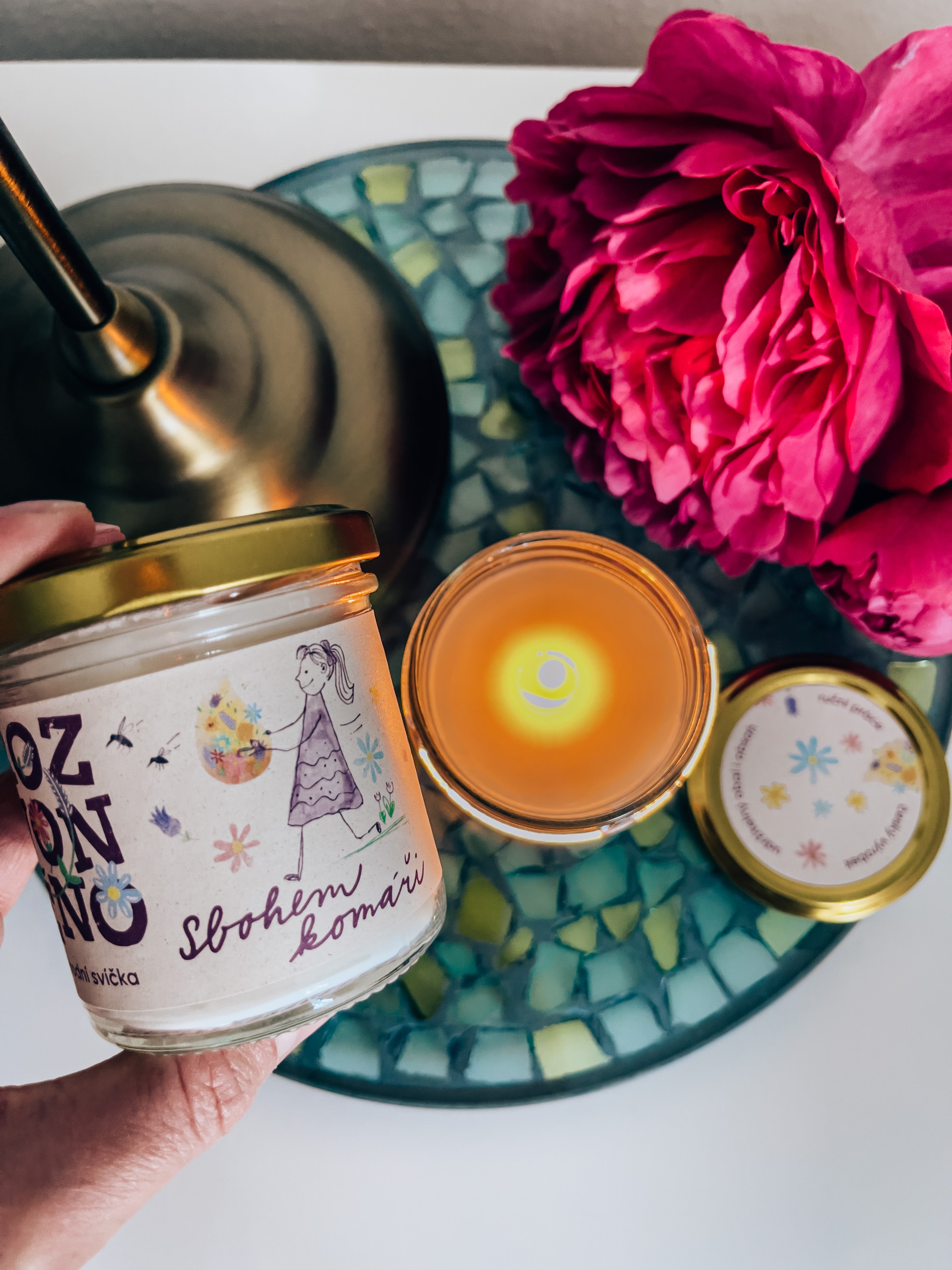 Rozvoněno Vonná svíčka - Sbohem komáři (130 ml)