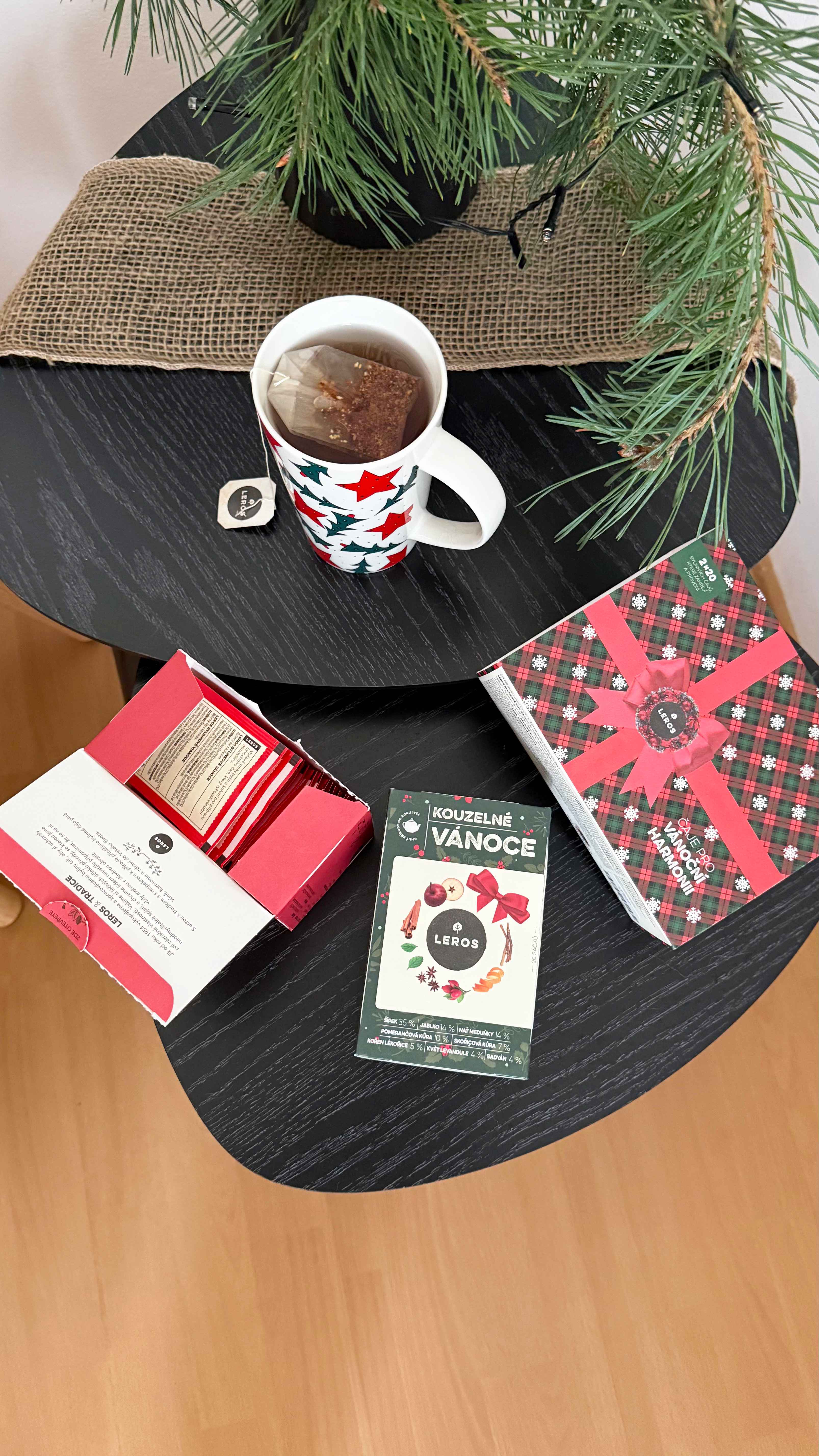 LEROS Dárková sada (2 x 20 nálev. sáčků) - Čaje pro vánoční harmonii
