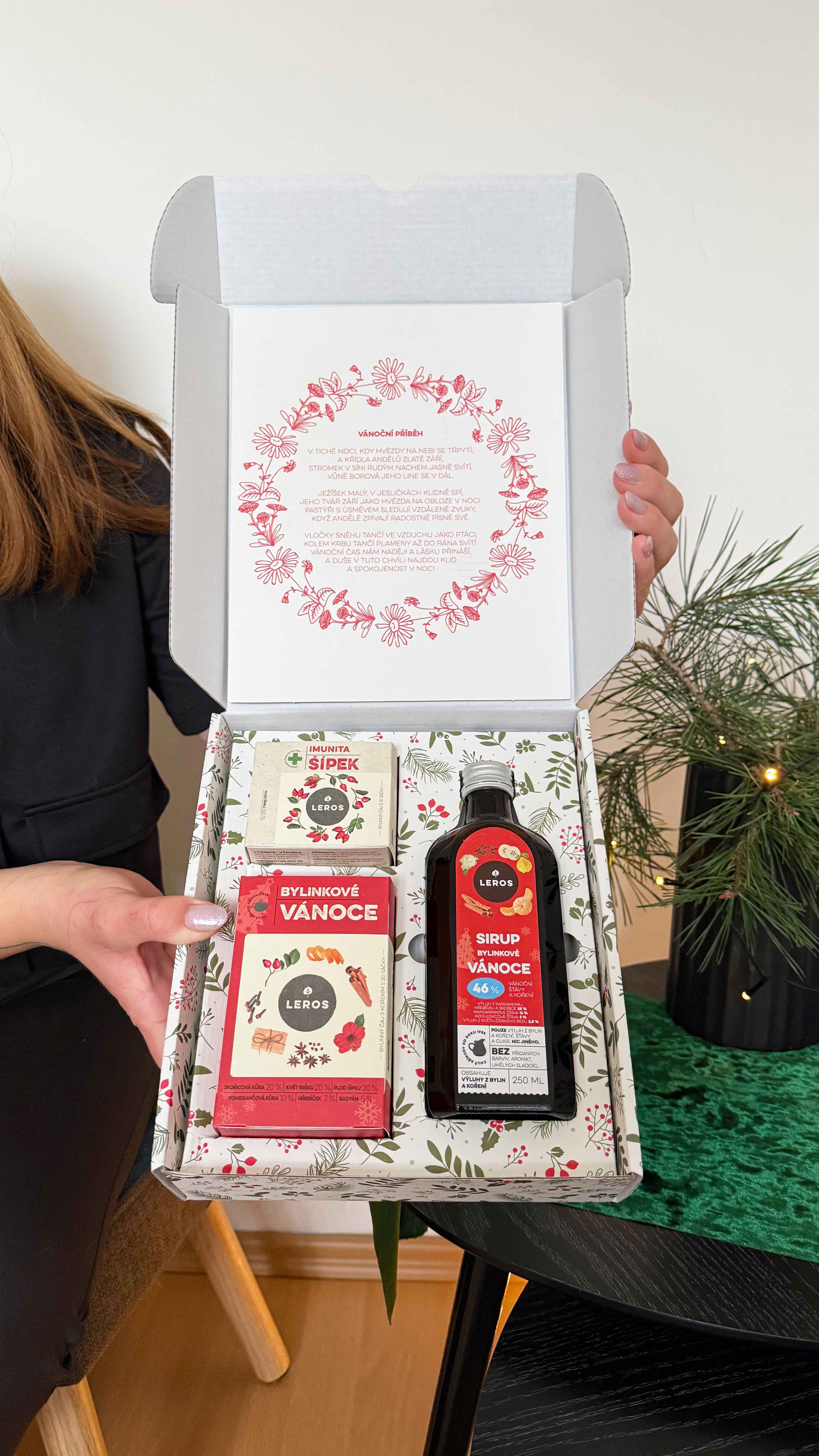 LEROS Dárková sada (3 ks) - Bylinkové Vánoce