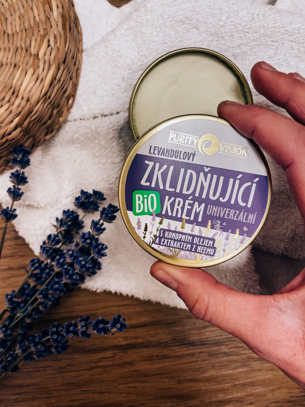 Purity Vision Zklidňující levandulový krém univerzální BIO (100 ml)