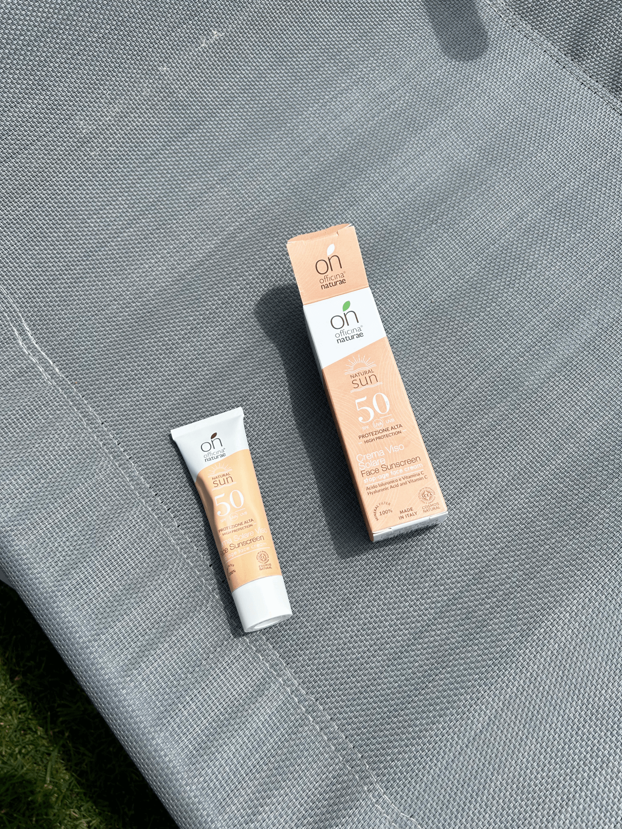 Officina Naturae Opalovací krém na obličej SPF 50 - zpevňující (30 ml)