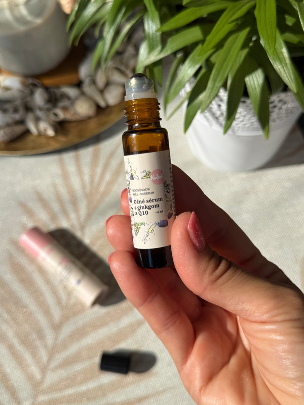 Kvitok Roll-on sérum na oční okolí s koenzymem Q10 - noční (10 ml)