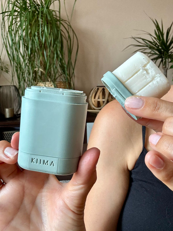 laSaponaria Zvýhodněná sada Tuhý deodorant Cotton Cloud s aplikátorem