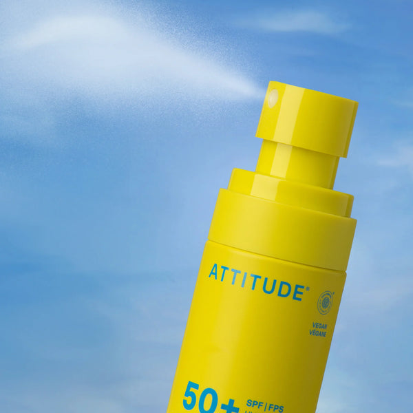 Attitude Dětské opalovací mléko ve spreji SPF 50 - bez vůně (75 ml)
